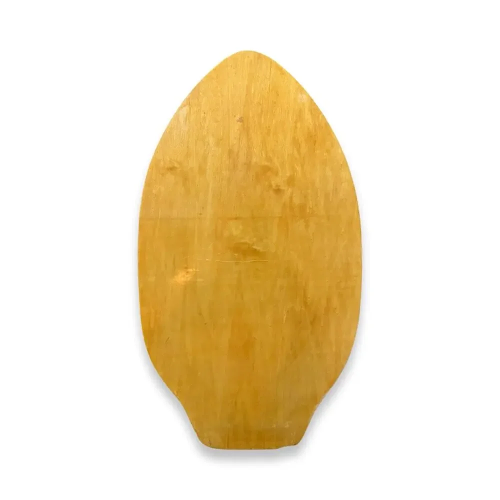 Vintage 1960s 70s Lifeguard Red Cross Wood Skimboard Beach Decor 37 Inch